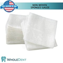 Non-Woven Sponges Gauze Pads 5x5cm 200pcs Medical 4-Ply First Aid Disposable