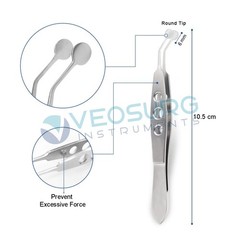 6 Pcs Meibomian Gland Expressor Forceps Set Reusable Ophthalmic Instruments
