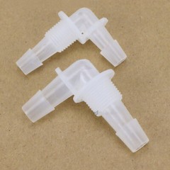 Male Thread Plastic Elbow Connector 90 Degree Barbed Hose Pipe Fitting Air Water