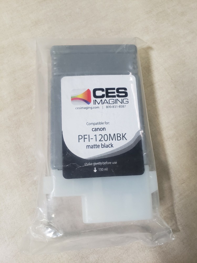 CES Imaging for Canon PFI-120BK 130ml Black 07/2023