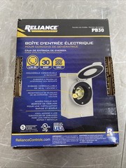 Reliance Controls Generators Up to 7,500 Running W PB30 30-Amp NEMA 3R Power
