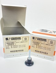 2 Boxes of 100 1 1/2” 36 Grit Quick Change T2 Sanding Disc AO W Holder (OS5)