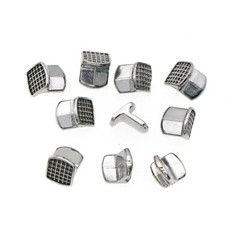 20Pcs Dental Orthodontic MIM Bite Turbos Tongue Tamers Monoblock Bondable Hinge