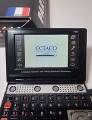 Ectaco Partner Electronic Translator Teacher FRENCH P900 B-3 W/ GPS SD Cards Etc