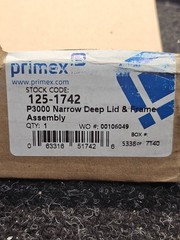 Primex 125-1742 30″ Plastic Enclosed Narrow Deep Hinged Lid and Frame, White
