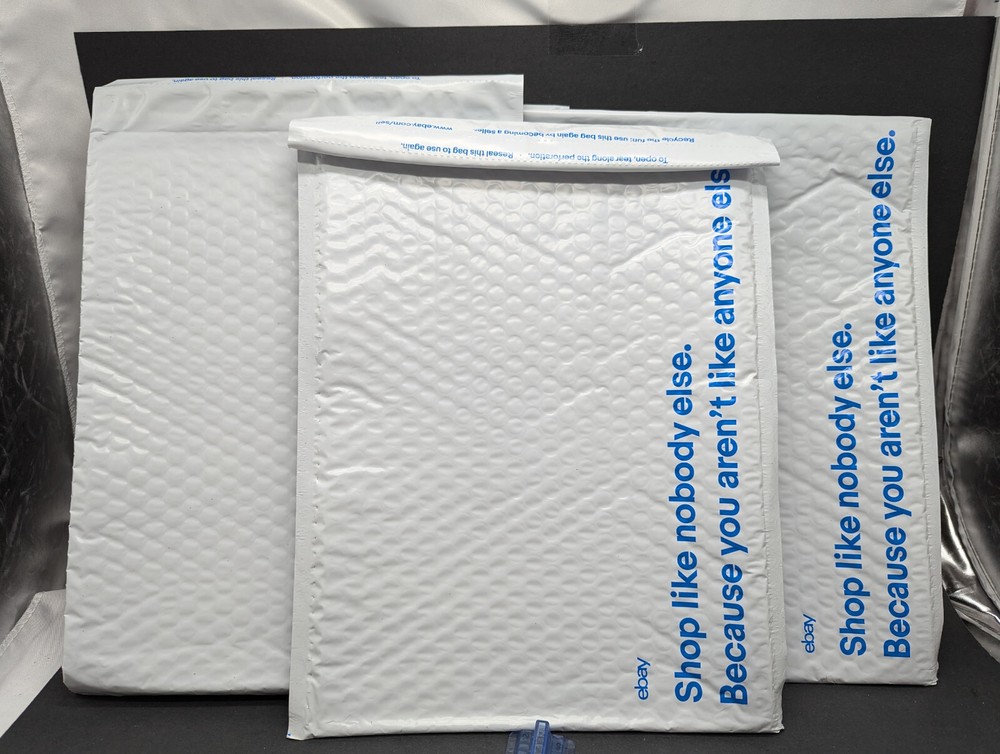 5 eBay Branded Shipping Supplies Padded Airjacket Bubble Envelopes 9.5″x 13.25″