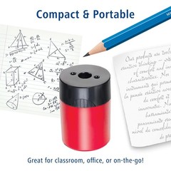 Hand-Powered Metal Pencil Sharpener for Smooth, Precise Sharpening – Multi-Color
