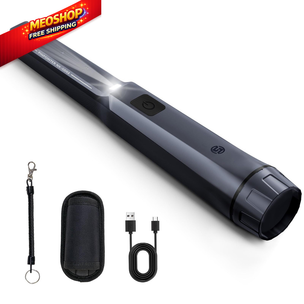 SUNPOW Metal Detector Pinpointer Rechargeable – 800mAh Battery for GD02-Black