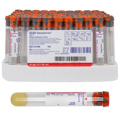*100-Pieces* BD 8.5 mL Plastic Tubes 367988