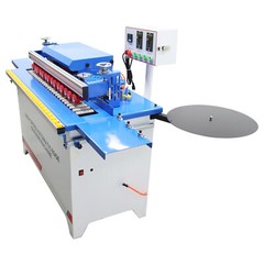 Straight Line Automatic Edge Banding Machine 110V Double-sided Adhesive Coating