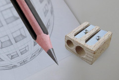 Koala Tools | Double Pencil Sharpener (Small & Large Hole) – for Regular or Jumb