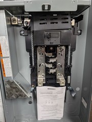 🤪 SQUARE D HOMELINE 200A METER BASE MAIN BREAKER PANEL 208Y/120V RC816F200C