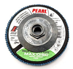 10 New Pearl Abrasive High Density EXV Flap Discs 4-1/2 x 5/8-11- T29-G60-F.Ship