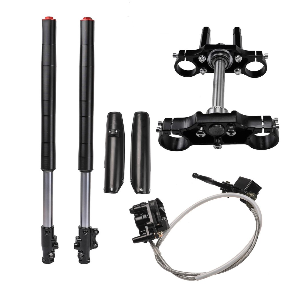 700mm 45/48mm Front Forks 15mm Axle Triple Tree Disc Brake Pit Bike 110-150cc