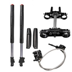 700mm 45/48mm Front Forks 15mm Axle Triple Tree Disc Brake Pit Bike 110-150cc