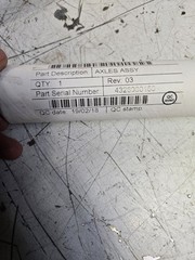 HP Indigo CT345-29680 axle