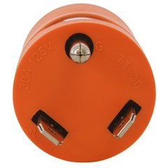30A 125V NEMA TT-30 Male Plug to 20A 125/250V NEMA L14-20 Female Adapter
