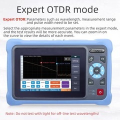 16-in-1 OTDR Optical Fiber Tester 1310/1550nm, 4.3′ Touch Screen & Event Map OLT