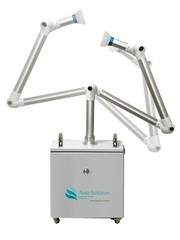 RP1 Extraoral Dental Suction Aerosol Aspirator Dental Vacuum Silver Aluminum Arm