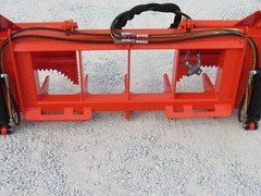 60″ Dual Tine Root Rake Clam Grapple Attachment Fits Universal Quick Attach