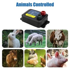 Electric Fence Charger 0.10 Joule 2 Mile Range 8 Acre Plug In Electric Fence