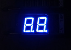Blue 0.56″ inch 14.2mm 7 Segment Dual LED Display 18-Pin Common Anode 2-Digit