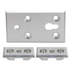 3PCS Floor Mount Plates for Stryker Ferno Ambulance Stretcher Fastening System