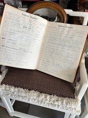 Vintage 1976 Visitors Register Guest Book Large Ledger Journal Partially Filled