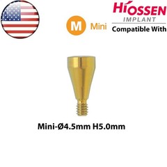 US Dental Healing Abutment Cover Screw Mini Hex Fit Oss Hiossen Implant Platform
