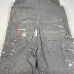 Carhartt Rugged Flex Relaxed Fit Canvas Bib Overall DISTRESSED! 102987 32×34