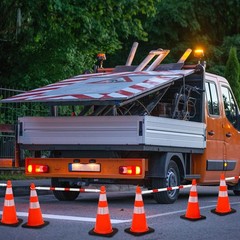 12 Pcs 12 Pcs Retractable Traffic Cone Bar from 4ft to 7.2ft Expandable Safety..