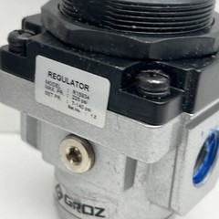 Groz R15934 Aluminum Compressed Air Pressure Regulator 1/2″ NPT 7-140PSI