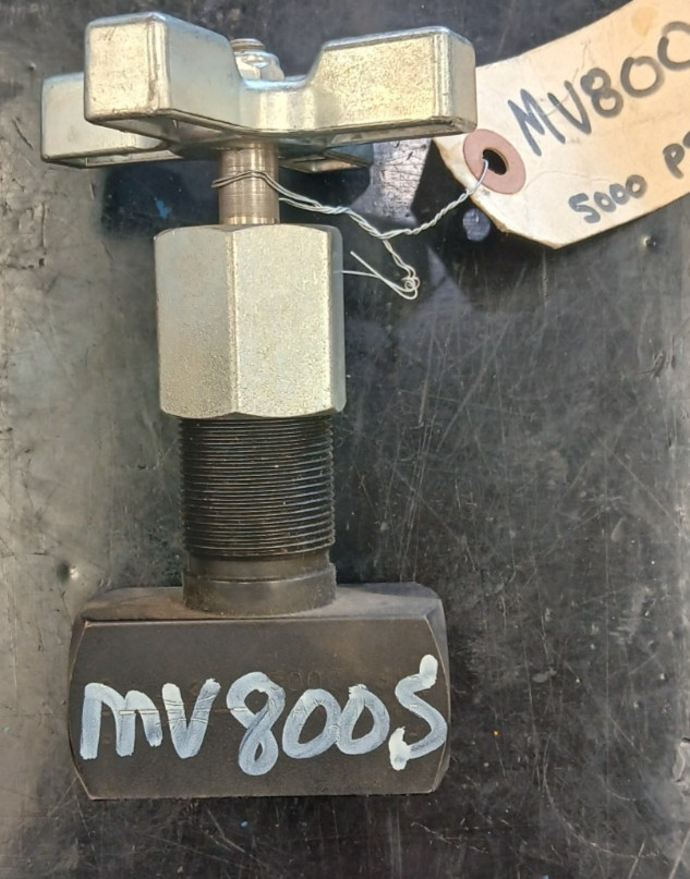 Parker Mv800s Metering Valve, Steel, 1/4 Npt, 5 Gpm Max