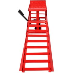 2Pc Auto Car Truck Service Ramps Lifts Garage Car Lift Hydraulic Ramps 5 Ton Red