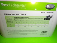 (900 Count) TREX Hideaway Hidden Deck Universal Fasteners 500 sq.ft. DA00002 NEW