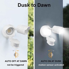 LED Motion Sensor Outdoor Lights, 34W 3500LM 5000K Daylight, IP65 Waterproof,…