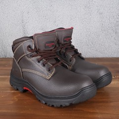 Skechers Boots Mens 12 Brown Burgin Congaree Memory Foam Soft Toe Electric 77163