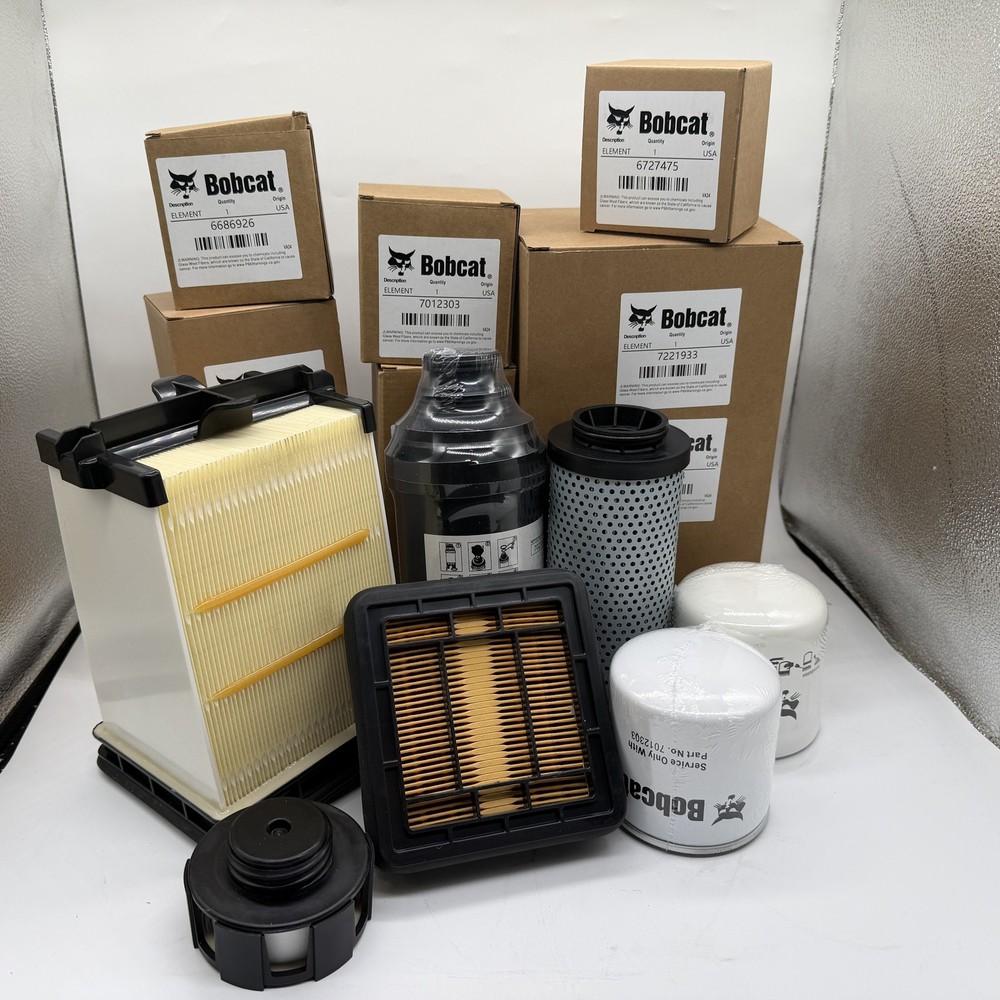 7PCS Filter Kit For Bobcat S450 S510 S530 S550 T450 T550 T590