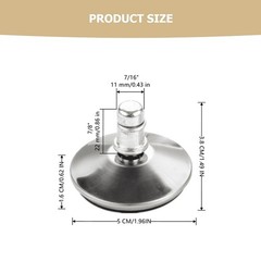 Office Chair Wheels, 5 PCS, Low Profile Replacement Fixed Foot
