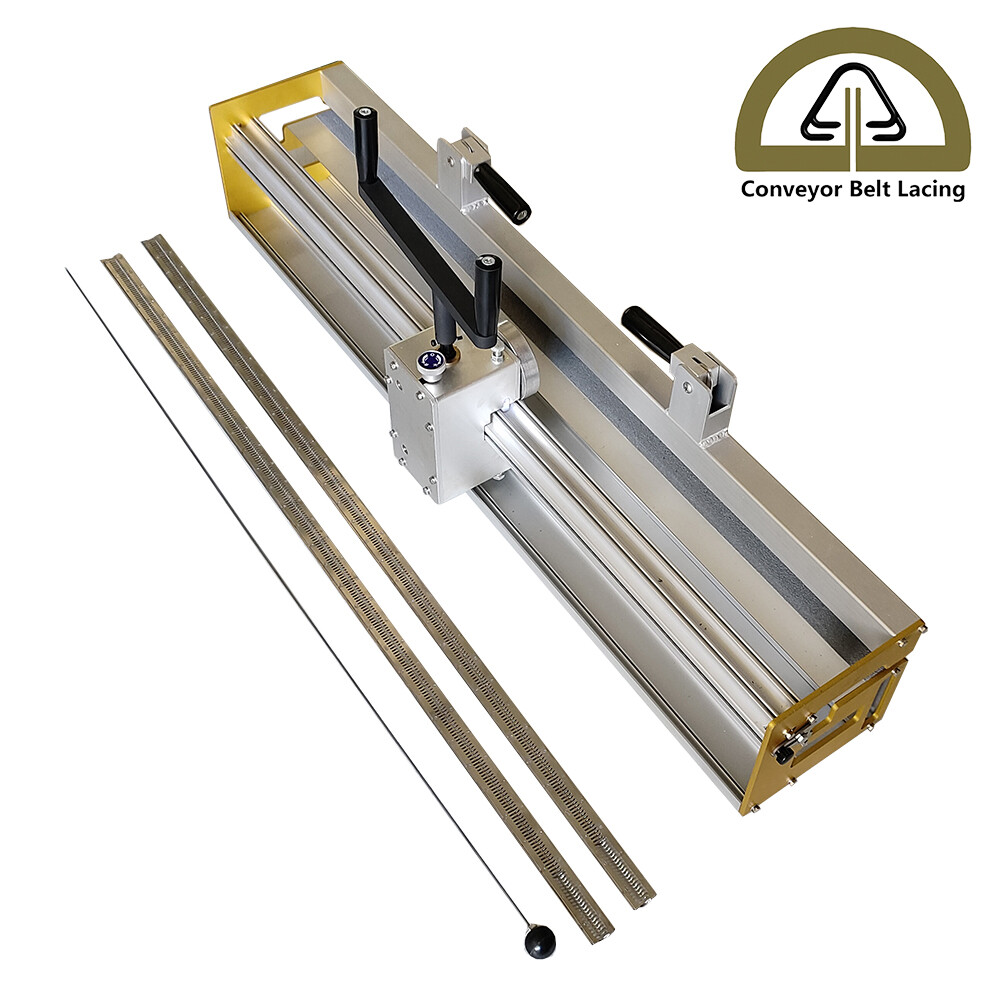36″ Conveyor Belt Belt Lacing Tool For Clipper Roller Lacer Wire Hook+Templates