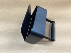 Toilet Paper Rod Removable Multi-use Convenient Bathroom Tissue Box Shelf Black