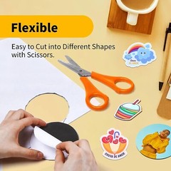 10 Self-Adhesive Back Magnetic Sheets 4 X 6 for Photos Crafts Flexible Strong