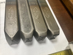 CH Hanson Individual HD 1/2″ Steel Stamp, See Specifics For Availability