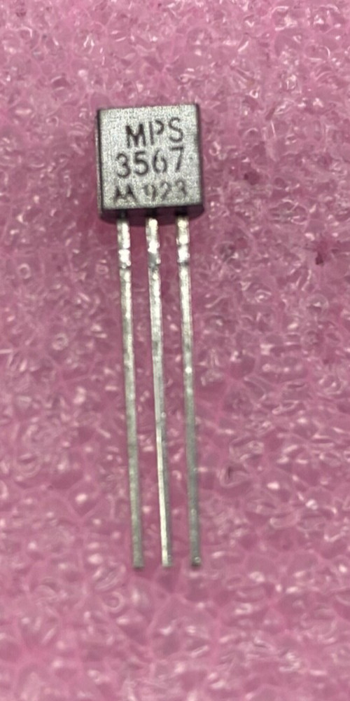 Motorola MPS3567 transistor NPN package TO-92