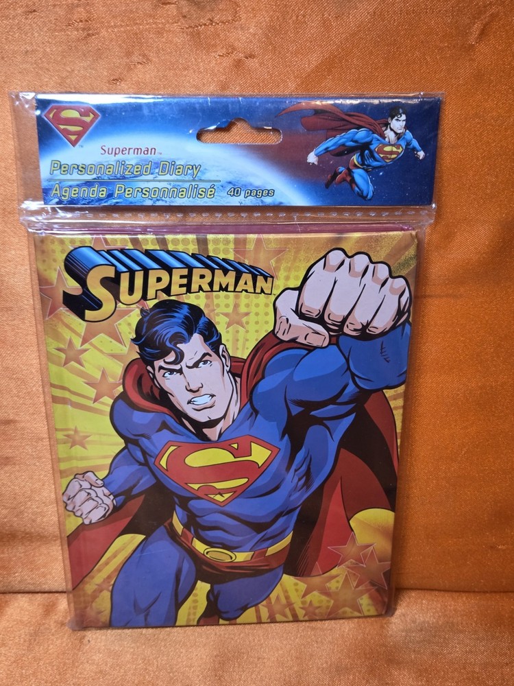 SUPERMAN DC Comics 40 Pages Personalized Diary – NEW!