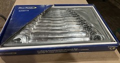 NOS. Blue Point 11Pc (3/8”-1”) Combination 12 Point Wrench Set BLPCWS711B