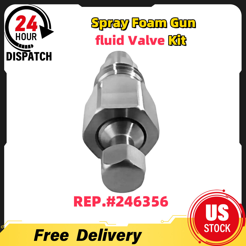 Spray Foam Gun fluid Valve Kit 246356 For Fusion Air Purge AP Spray Gun
