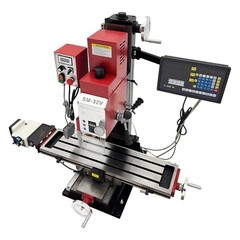 Precision Brushless Milling and Drilling Machine+Axis X Power Feed+Grating Ruler