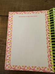 Pink And Green Notebook And Journal 2pc With Pencil Holder