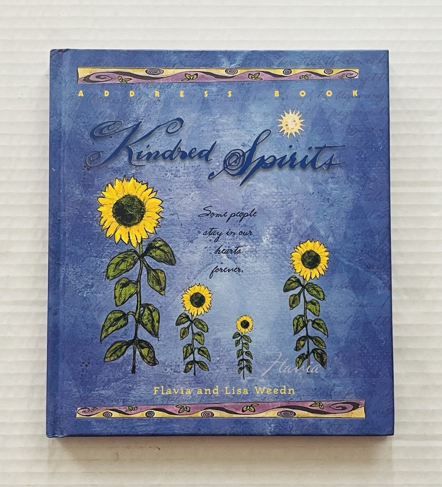 Flavia Address Telephone Book Kindred Spirits Illustrated Hardcover 1998 Unused